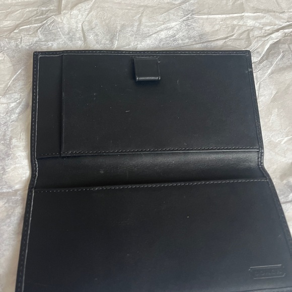 A Coach black wallet/checkbook - Picture 4 of 8